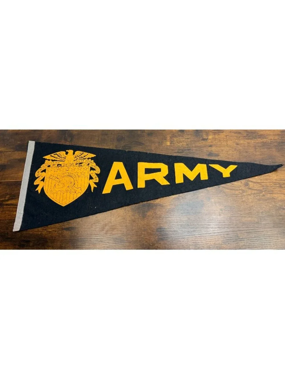 Vintage West Point Army Felt Pennant With Eagle & Shield Military Memorabilia